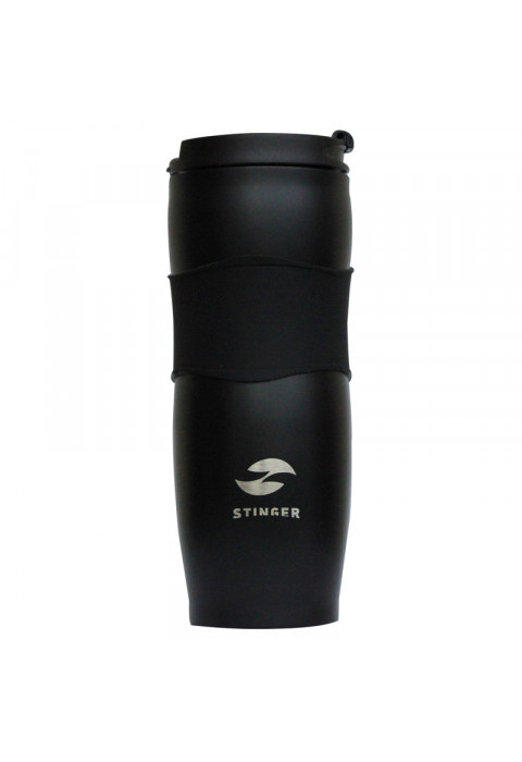 Термокружка Stinger, 0,4 л, черная HY-VF680-B