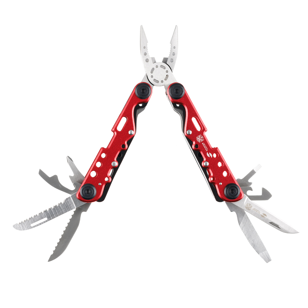 Мультитул Stinger, 13 функций, красно-серебристый MT-8230A