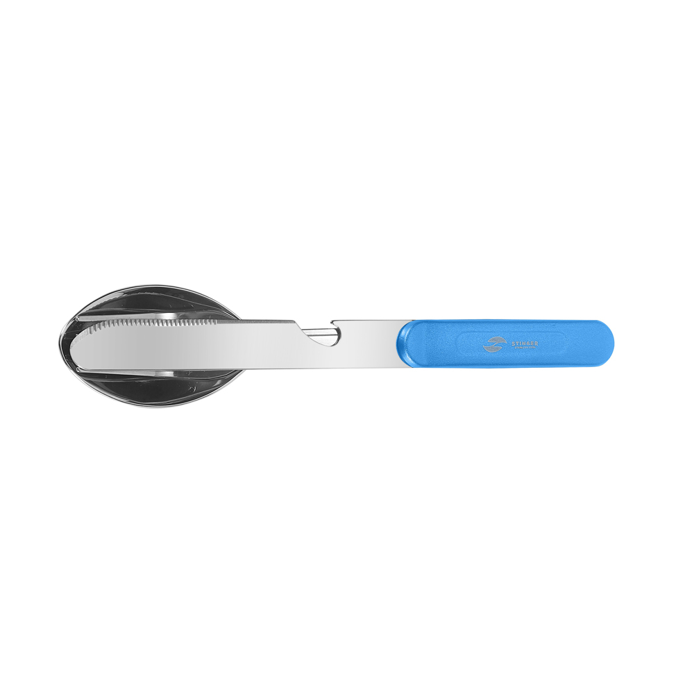 Набор столовых приборов для кемпинга SET-K703B-BLUE