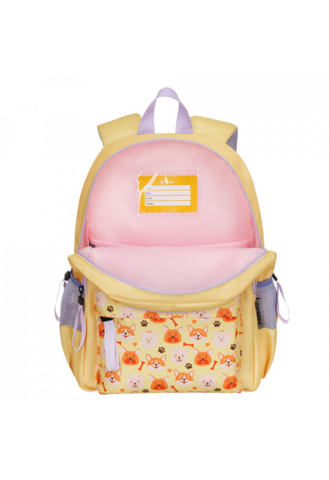 Рюкзак TORBER CLASS X Mini, жёлтый с орнаментом T1801-23-Yel