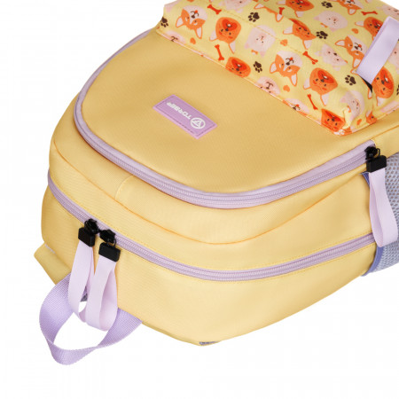 Рюкзак TORBER CLASS X Mini, жёлтый с орнаментом T1801-23-Yel