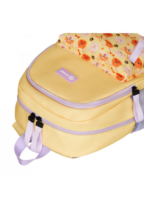 Рюкзак TORBER CLASS X Mini, жёлтый с орнаментом T1801-23-Yel
