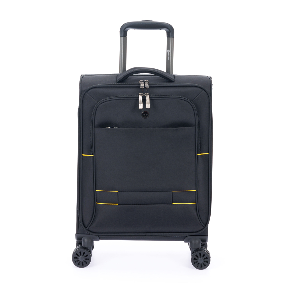 Чемодан TORBER Brosno, чёрный T1901S-Black