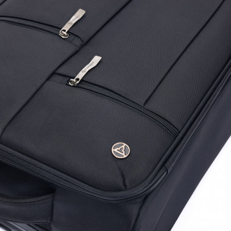Чемодан TORBER Seyd, чёрный T2021M-Black