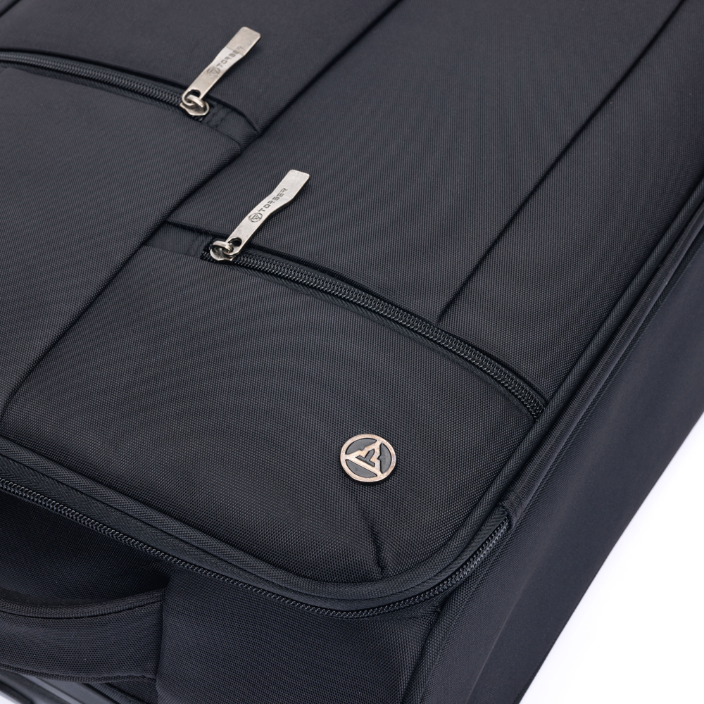 Чемодан TORBER Seyd, чёрный T2021S-Black