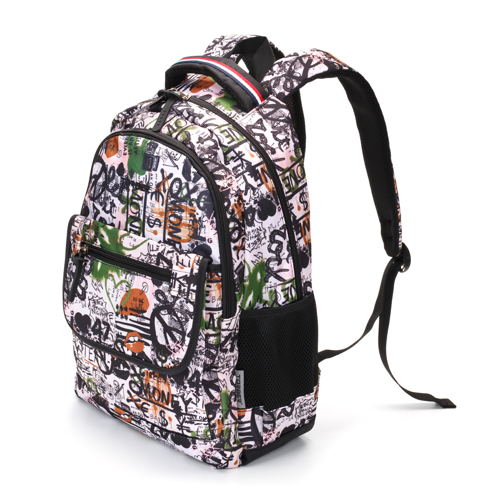 Школьный рюкзак CLASS X + Пенал в подарок! TORBER T2743-WHI-BLK-P,а
