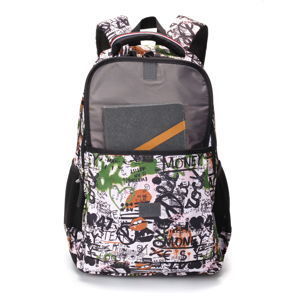 Школьный рюкзак CLASS X + Пенал в подарок! TORBER T2743-WHI-BLK-P,а