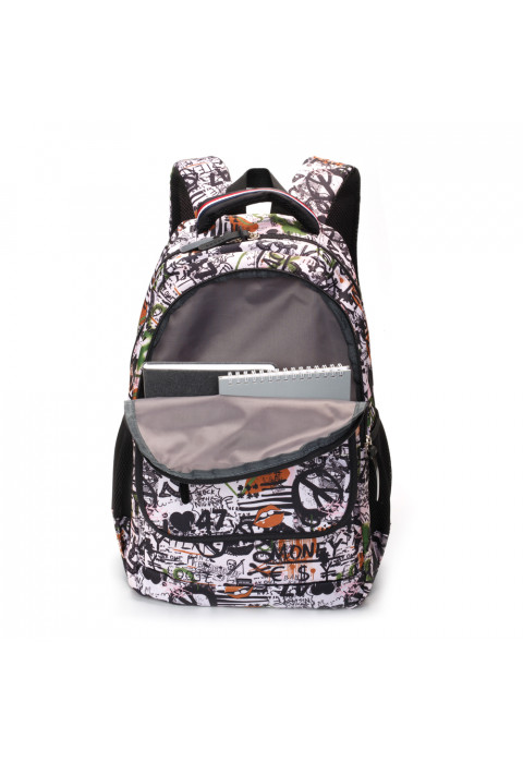 Школьный рюкзак CLASS X + Пенал в подарок! TORBER T2743-WHI-BLK-P,а