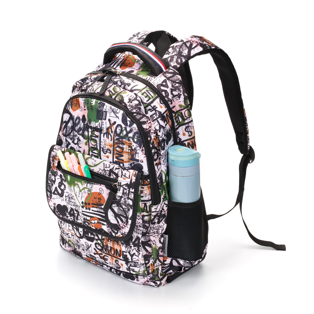Школьный рюкзак CLASS X + Пенал в подарок! TORBER T2743-WHI-BLK-P,а