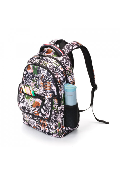 Школьный рюкзак CLASS X + Пенал в подарок! TORBER T2743-WHI-BLK-P,а