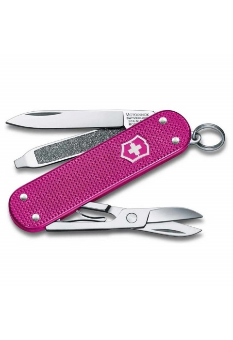 Нож-брелок VICTORINOX Classic SD Alox Colors "Flamingo Party" 0.6221.251G