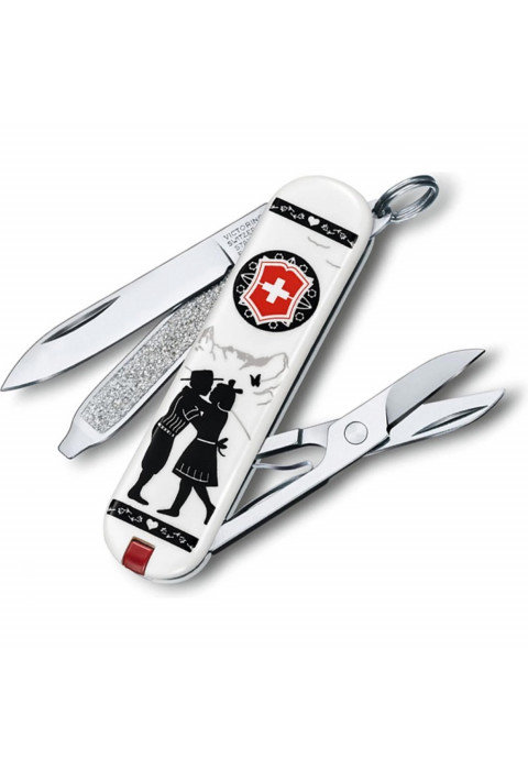 Нож-брелок VICTORINOX Classic "Alps Love" 0.6223.L1801