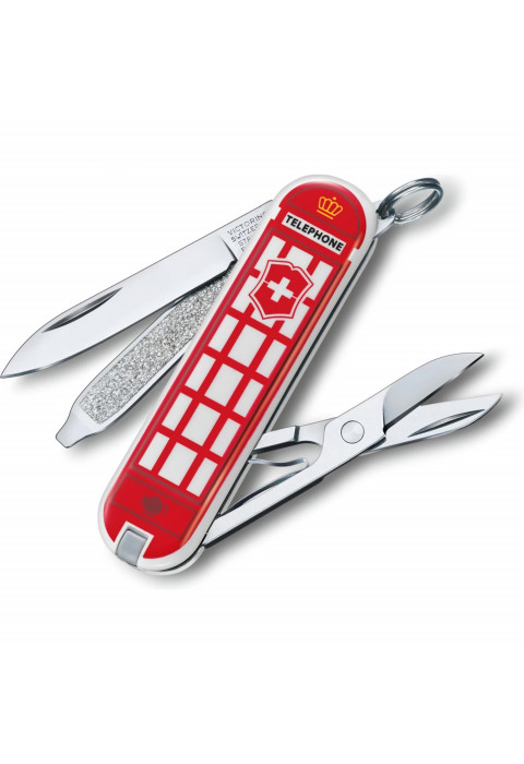 Нож-брелок VICTORINOX Classic "A Trip to London" 0.6223.L1808