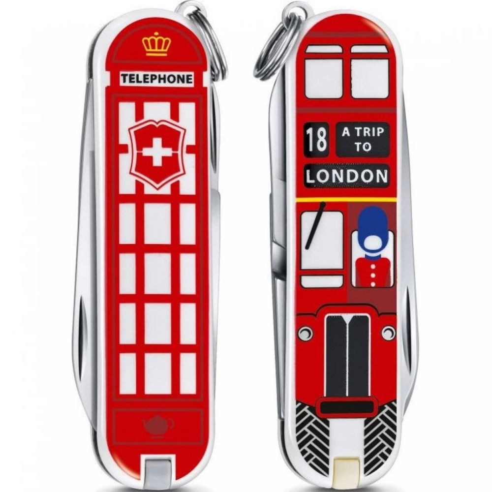 Нож-брелок VICTORINOX Classic "A Trip to London" 0.6223.L1808