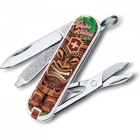 Нож-брелок VICTORINOX Classic "Aloha Kakou" 0.6223.L1809