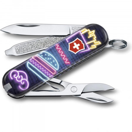 Нож-брелок VICTORINOX Classic "Burger Bar" 0.6223.L1906