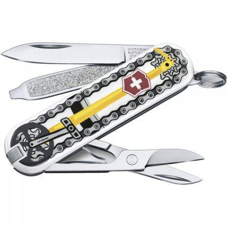 Нож-брелок VICTORINOX Classic "Bike Ride" 0.6223.L2001