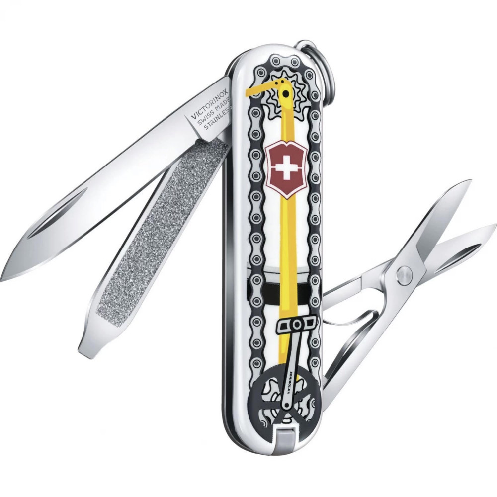 Нож-брелок VICTORINOX Classic "Bike Ride" 0.6223.L2001