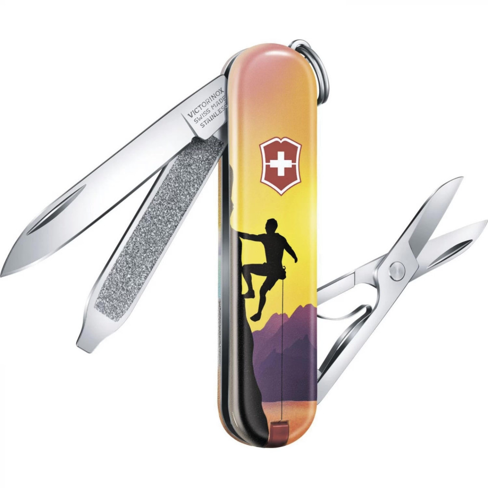 Нож-брелок VICTORINOX Classic "Climb High" 0.6223.L2004