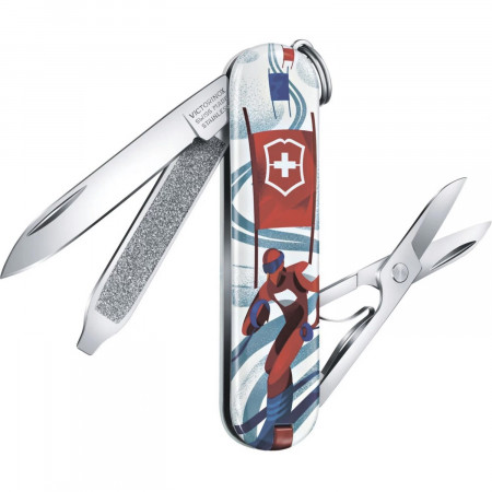 Нож-брелок VICTORINOX Classic "Ski Race" 0.6223.L2008