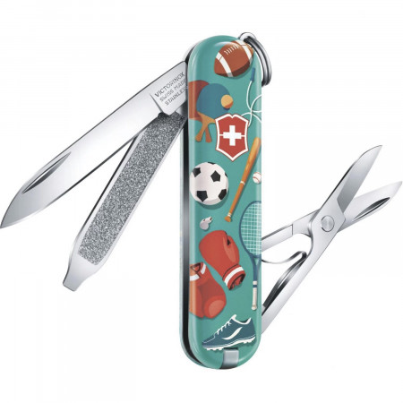 Нож-брелок VICTORINOX Classic "Sports World" 0.6223.L2010