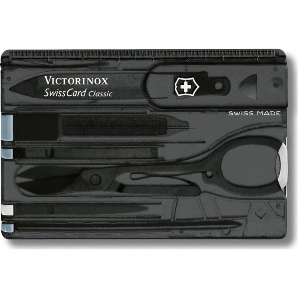 Швейцарская карта Victorinox SwissCard Classic - Черная (0.7133.T3)