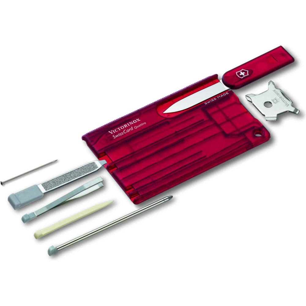 Швейцарская карточка VICTORINOX SwissCard Quattro 0.7200.T