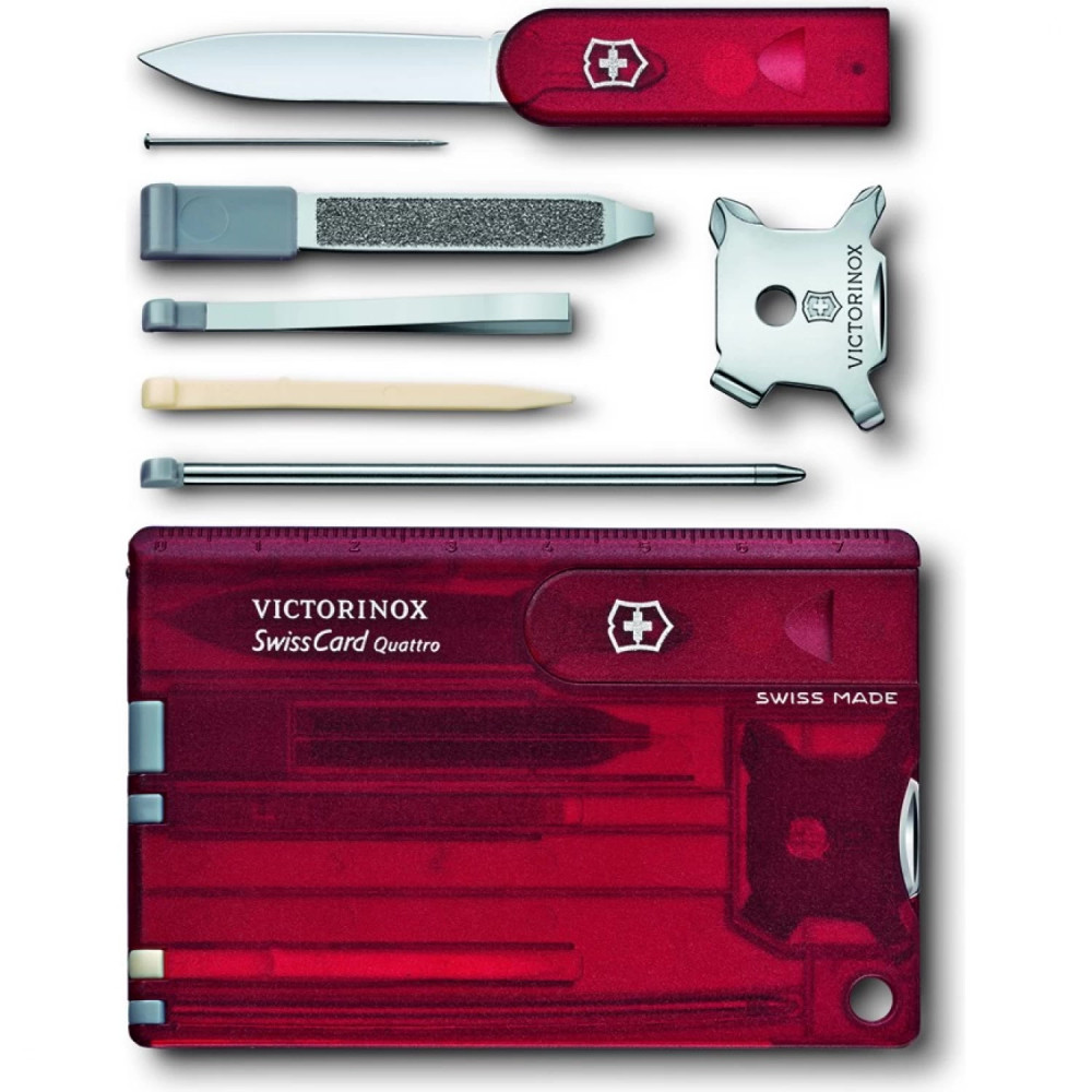 Швейцарская карточка VICTORINOX SwissCard Quattro 0.7200.T