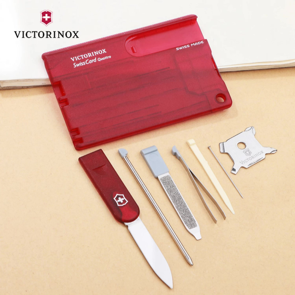 Швейцарская карточка VICTORINOX SwissCard Quattro 0.7200.T