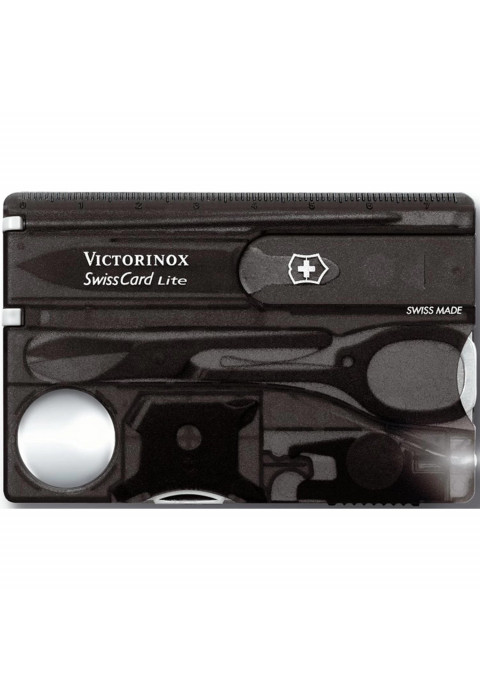 Швейцарская карта Victorinox SwissCard Lite - Черная (0.7333.T3)
