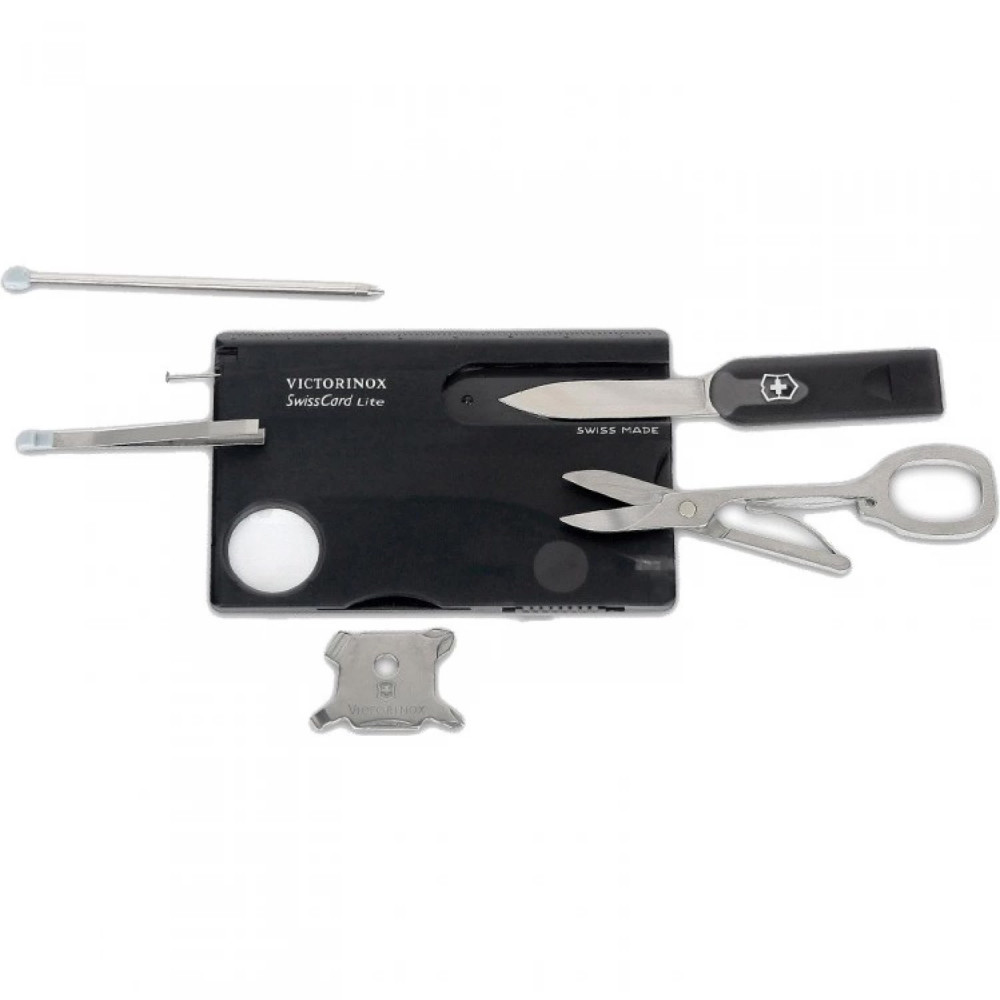 Швейцарская карта Victorinox SwissCard Lite - Черная (0.7333.T3)