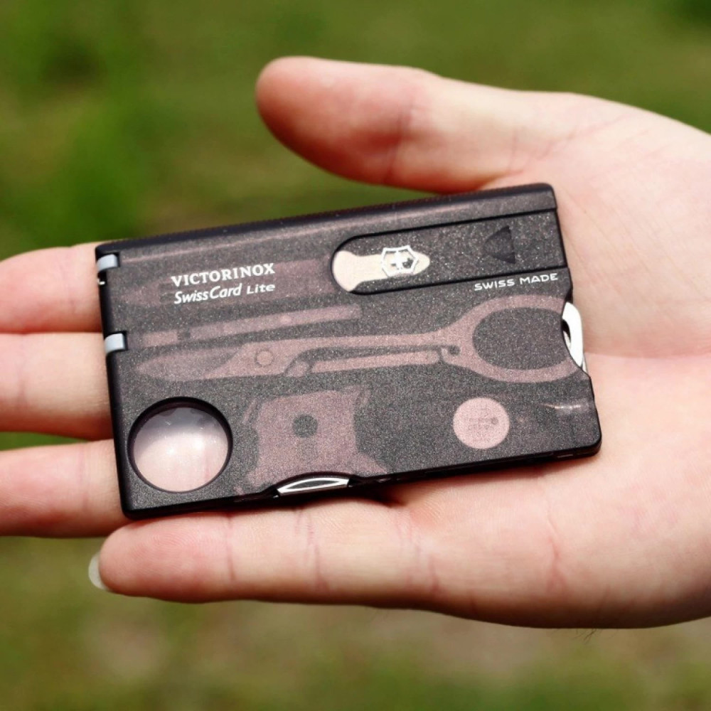 Швейцарская карта Victorinox SwissCard Lite - Черная (0.7333.T3)