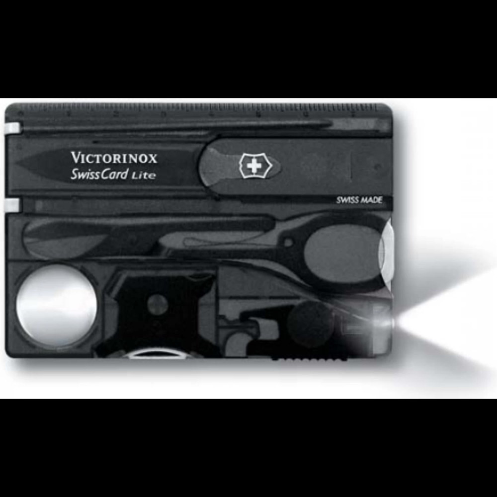 Швейцарская карта Victorinox SwissCard Lite - Черная (0.7333.T3)