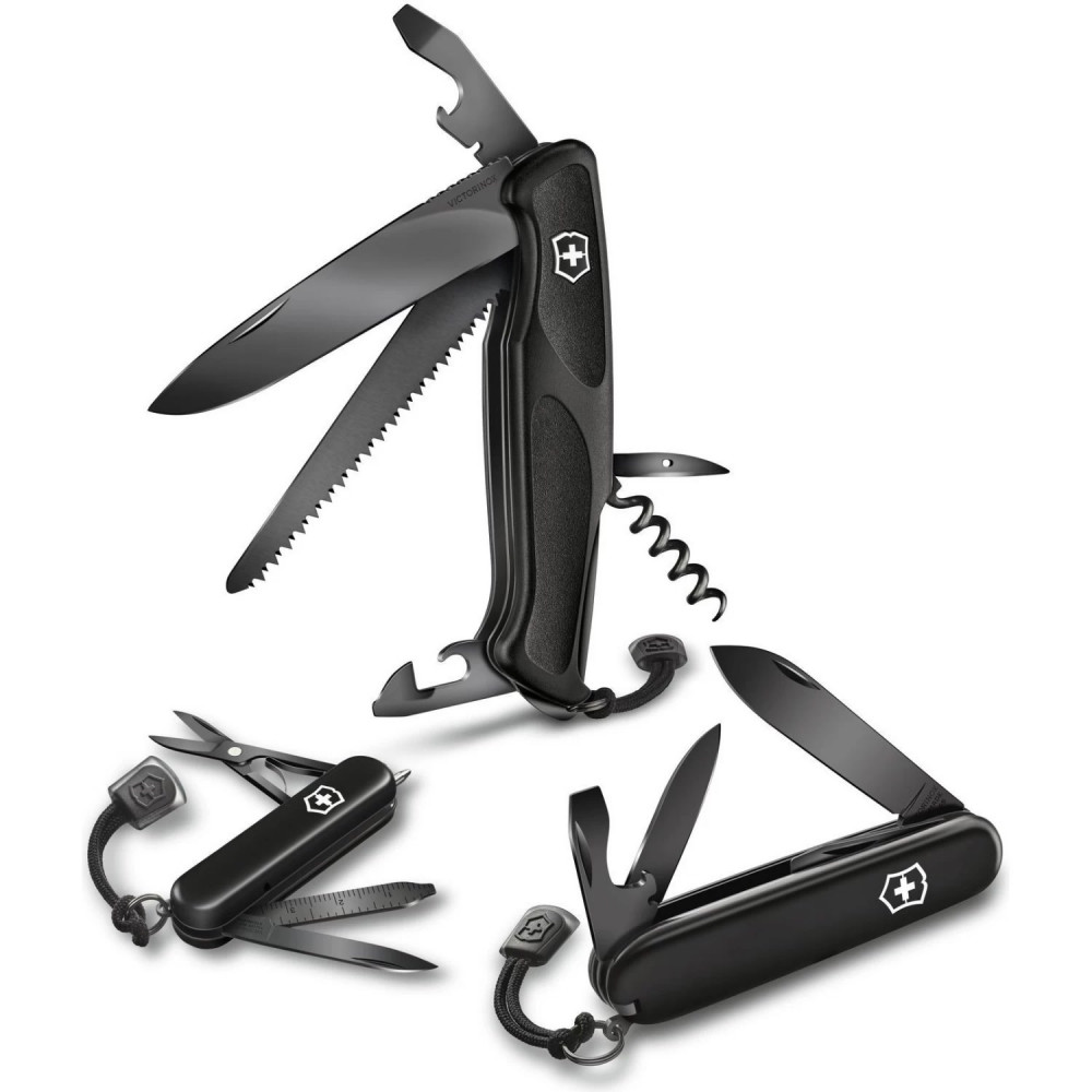 Нож перочинный VICTORINOX RangerGrip 55 Onyx Black 0.9563.C31P