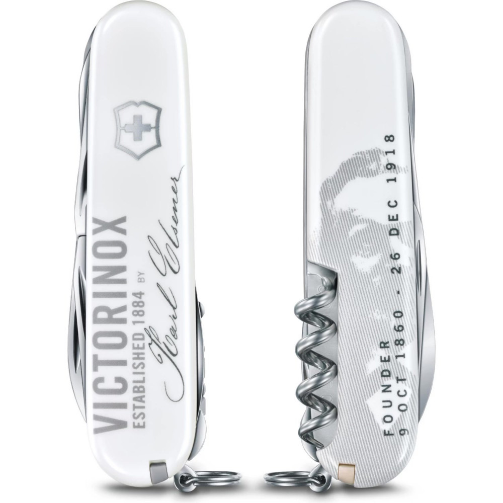 Набор VICTORINOX: нож Huntsman и серебряная монета 1.1918.J18