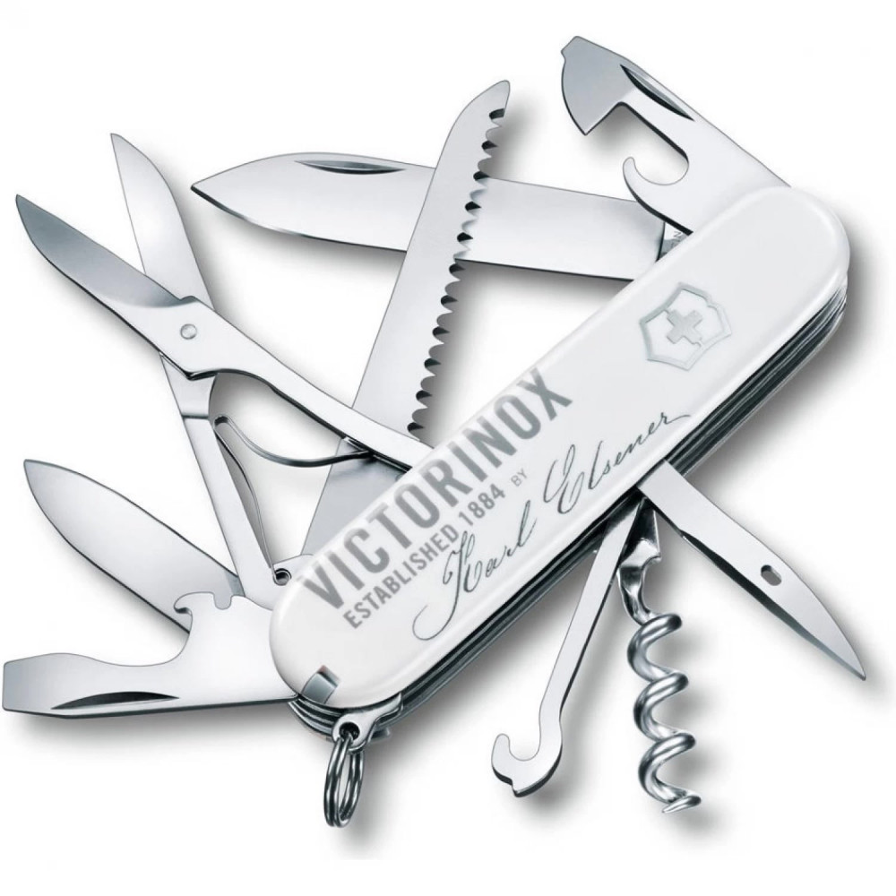 Набор VICTORINOX: нож Huntsman и серебряная монета 1.1918.J18