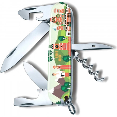 Нож Перочинный Складной Швейцарский Victorinox Spartan "Из России с любовью" 1.3603 RUSSIA