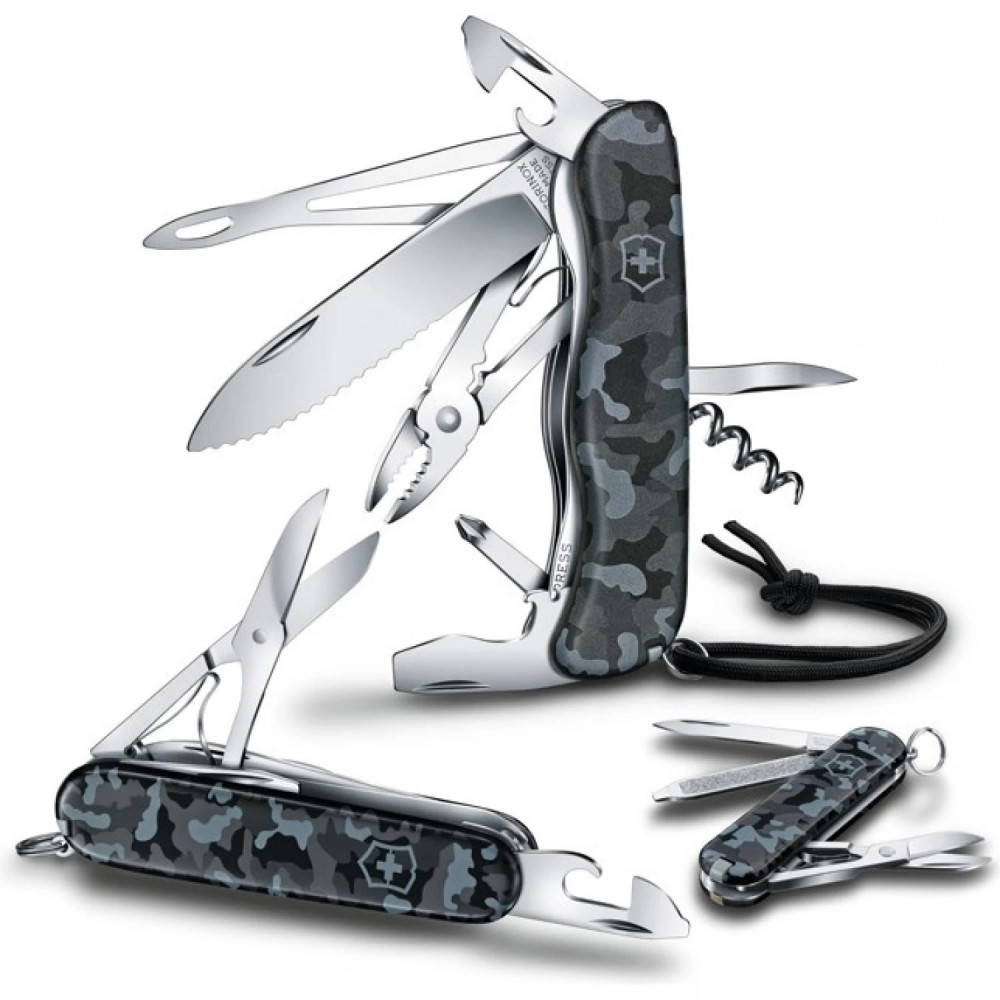 Нож перочинный VICTORINOX Huntsman Navy Camouflage 1.3713.942