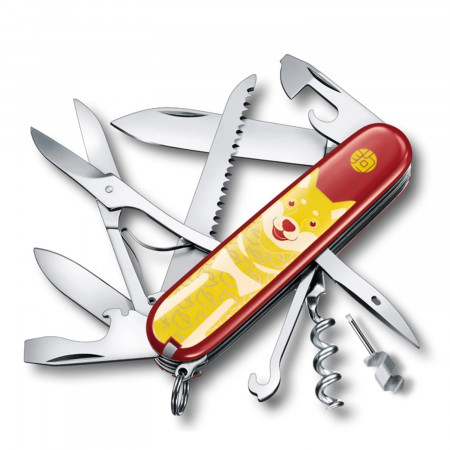 Нож перочинный VICTORINOX Huntsman Год собаки 2018 1.3714.E7