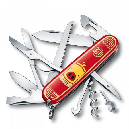 Нож перочинный VICTORINOX Huntsman Год свиньи 2019 1.3714.E8