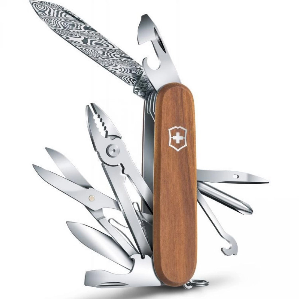 Нож перочинный VICTORINOX Deluxe Tinker Damast LE 2018 1.4721.J18