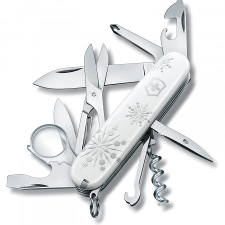 Нож перочинный VICTORINOX Explorer White Christmas SE 2017 1.6703.77