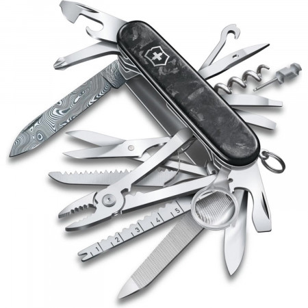 Нож швейцарский Victorinox - J21 SwissChamp Damast 1.6791.J21