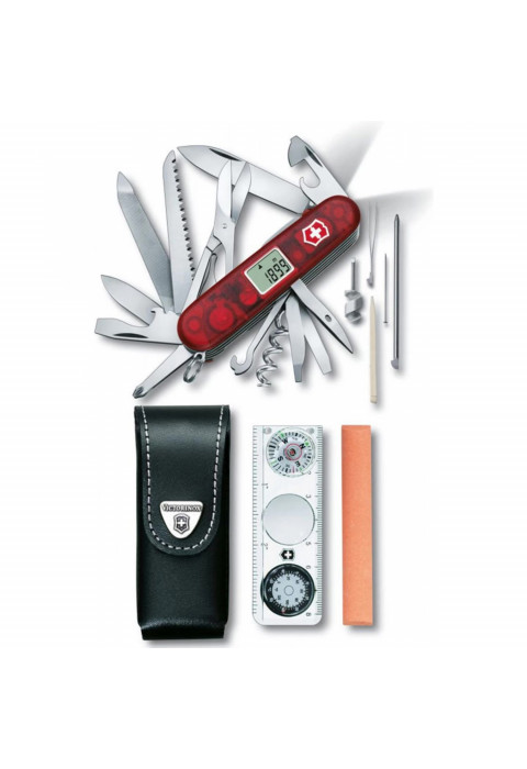 Набор VICTORINOX Expedition Kit: нож, чехол, линейка, компас, лупа, термометр, уровень, точилка 1.8741.AVT