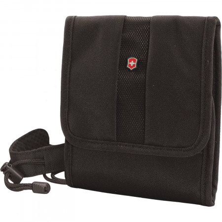 Бумажник VICTORINOX Lifestyle Accessories 4.0 Travel Wallet, на шею или пояс, чёрный 31172301