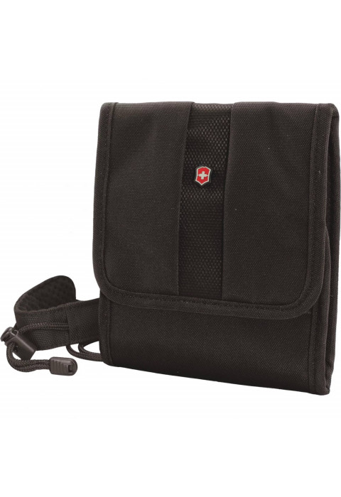 Бумажник VICTORINOX Lifestyle Accessories 4.0 Travel Wallet, на шею или пояс, чёрный 31172301