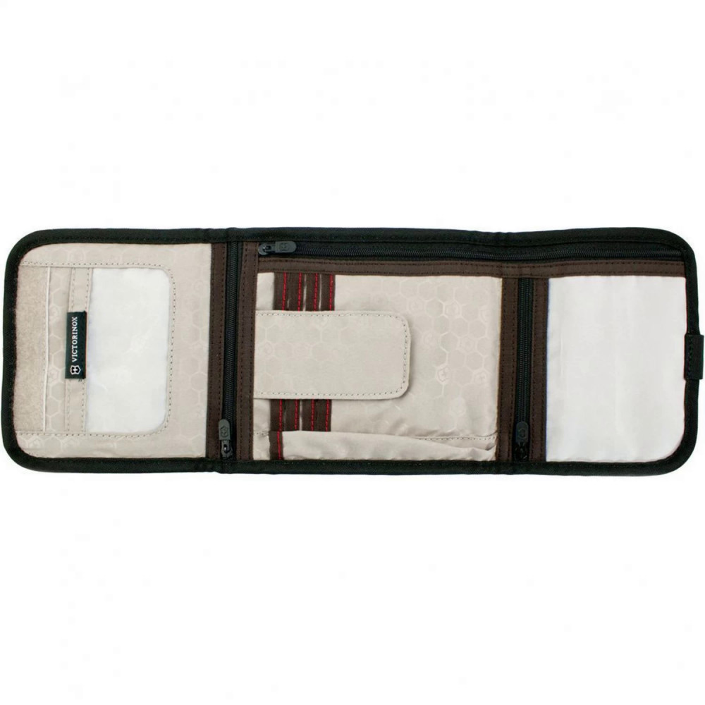 Бумажник VICTORINOX Lifestyle Accessories 4.0 Travel Wallet, на шею или пояс, чёрный 31172301