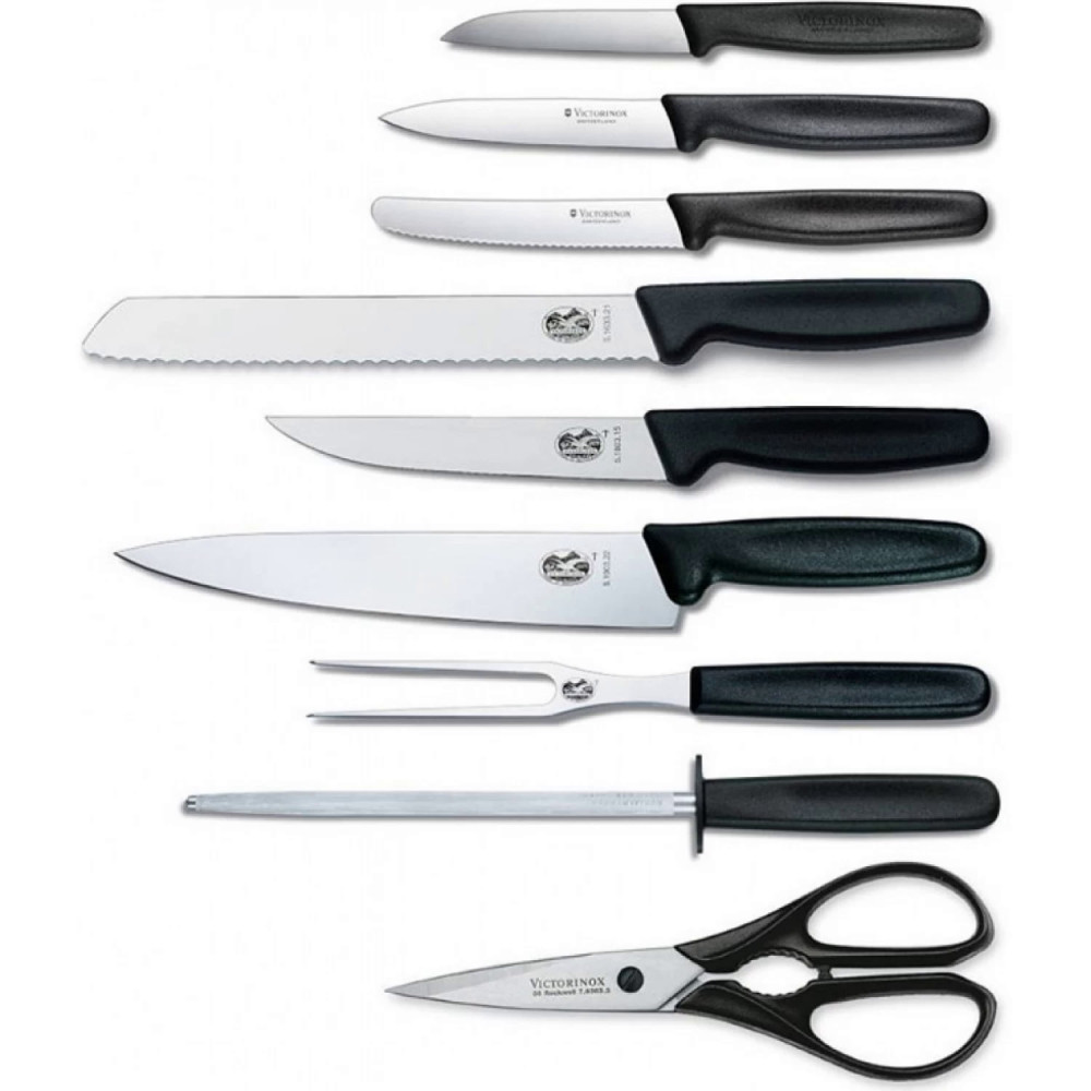 Набор из 9 столовых приборов VICTORINOX: 6 ножей 5.1193.9