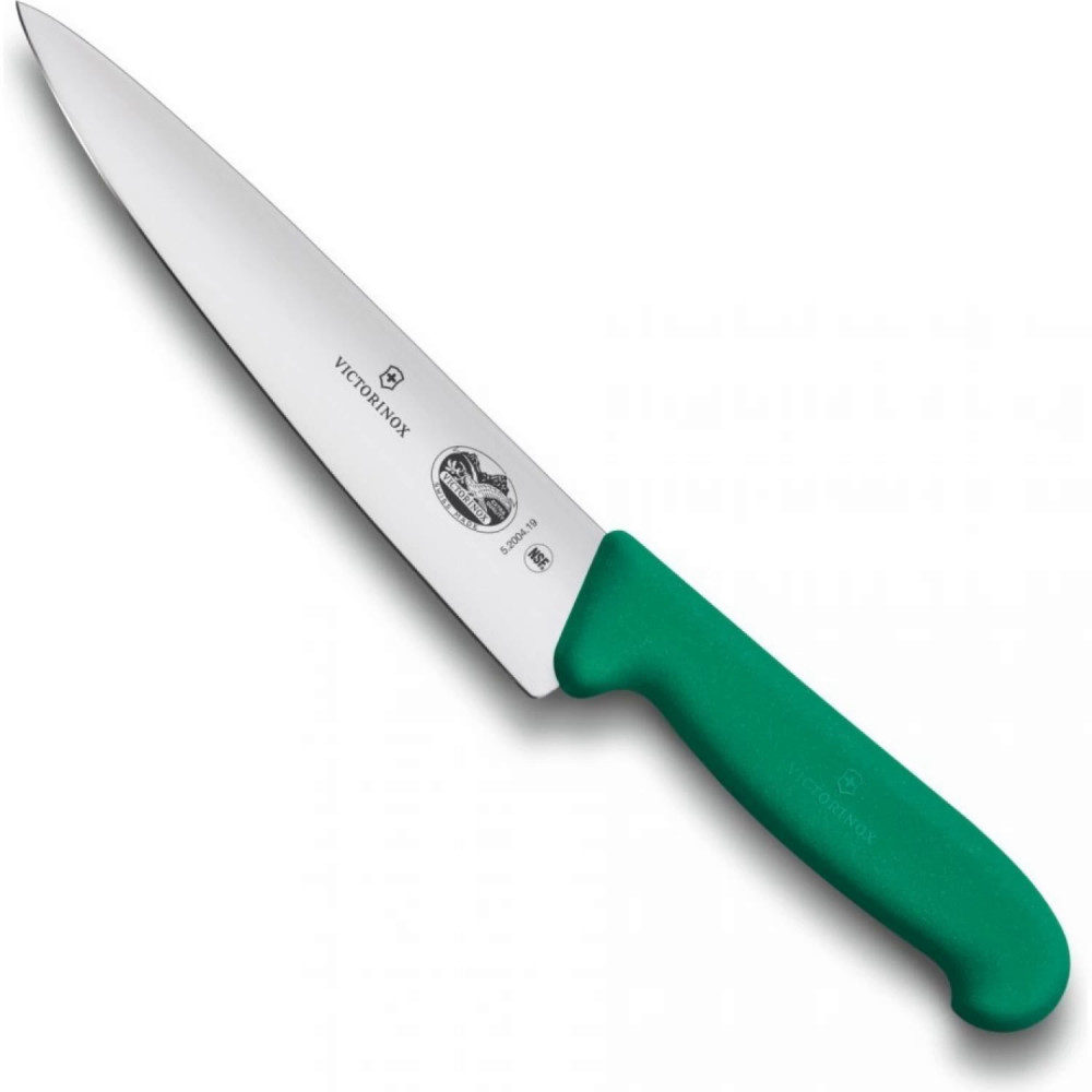 Нож разделочный VICTORINOX Fibrox с лезвием 19 см 5.2004.19