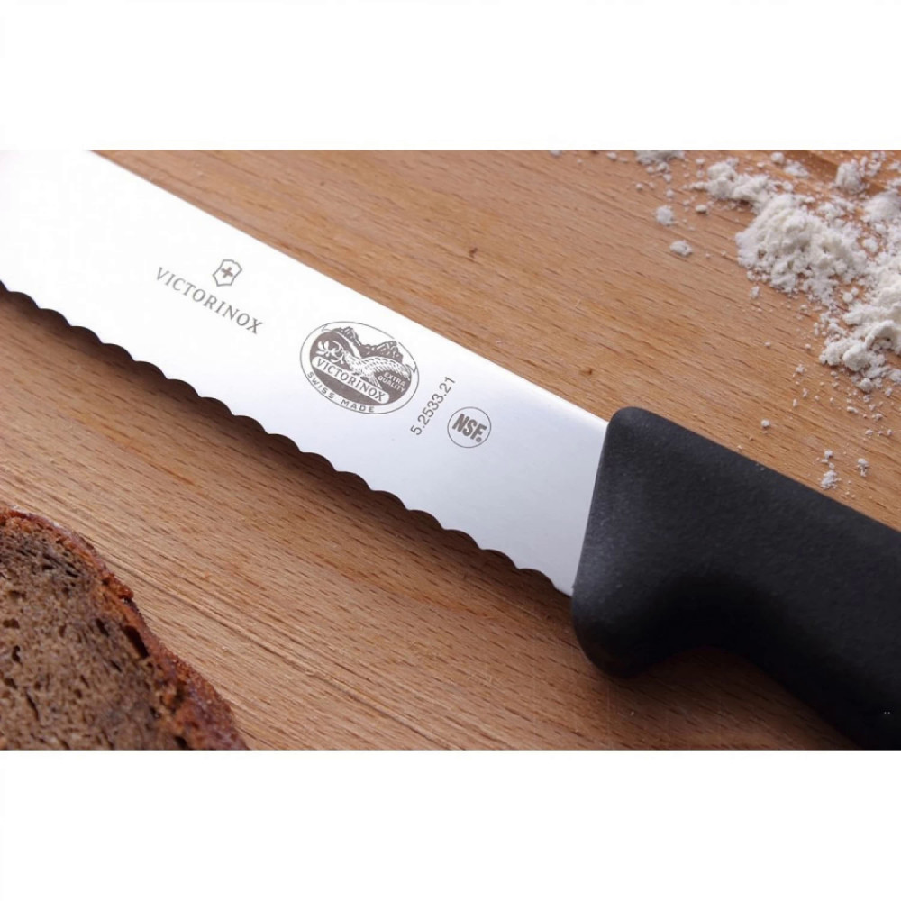 Нож для хлеба Fibrox 21 см VICTORINOX 5.2533.21